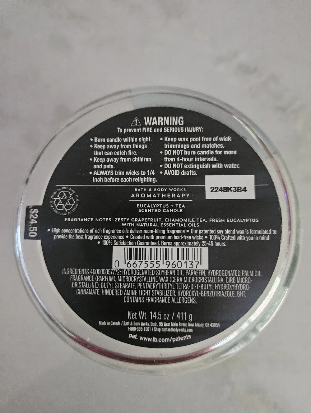Bath & Bodyworks Aromatherapy Stress Relief